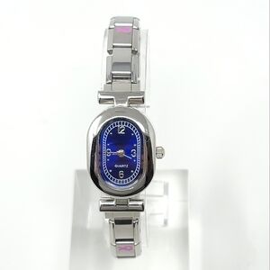 Italian Charm Watch Stainless Steel Charm Link